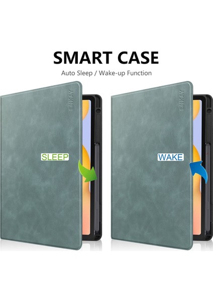 Galaxy Tab S6 Lite (2020) P615 P610 (2022 2024) Pu Tpu Standı Kalem Yuvası Tablet Kılıfı (Yurt Dışından)