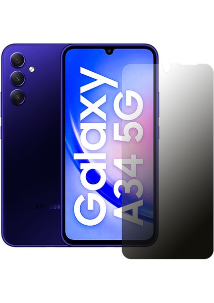 Samsung Galaxy A34 5g Hayalet Privacy Flexiglass Mat Nano Ekran Koruyucu