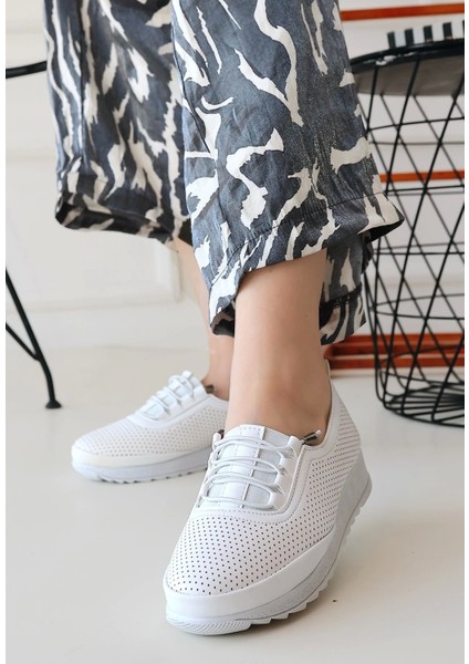 Hooset Beyaz Cilt Babet Ayakkabı fiyatları