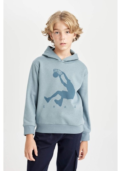 Erkek Çocuk Shaquille O'Neal Bisiklet Yaka Sweatshirt D3144A824WN