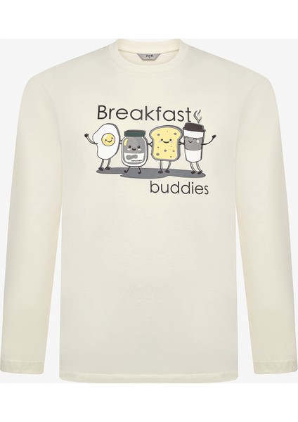 Breakfast Çok Renkli Pantolon Pijama Takımı