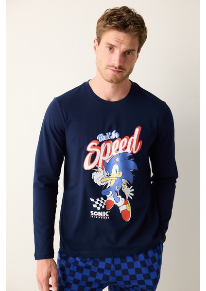Sonic Çok Renkli Pantolon Pijama Takımı