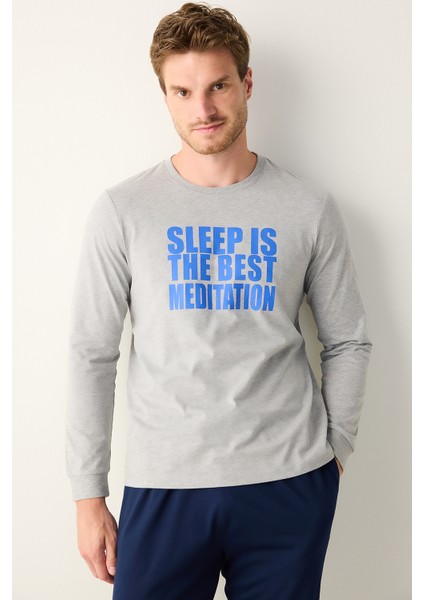 Sleep Çok Renkli Pantolon Pijama Takımı