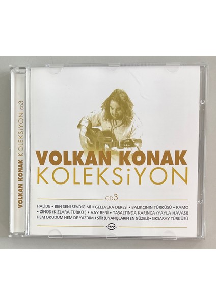 Volkan Konak Koleksiyon 3 Şimal Rüzgarı CD (Orjnal Dönem Baskı Cd)