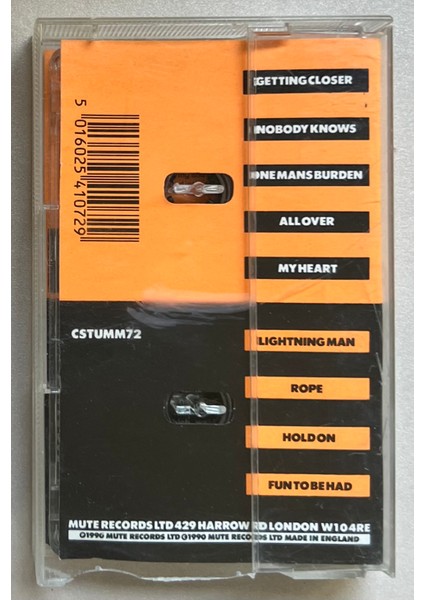 Nitzer Ebb Showtime Kaset (Orjnal 1990 Dönem Bask Kaset) fiyatları