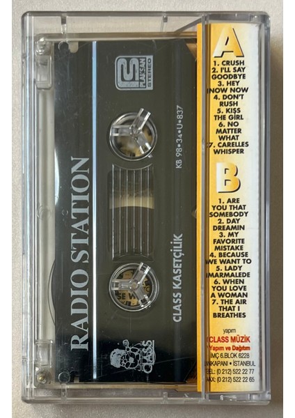 Crush Day Dreamin Radio Station Lady Marmalade Kaset (Orjnal Dönem Baskı Kaset) fiyatları