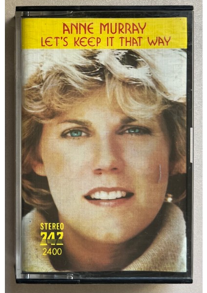 Anne Murray Let's Keep It That Way Kaset (Orjnal Dönem Suudi Arabistan 747 Baskı Kaset)