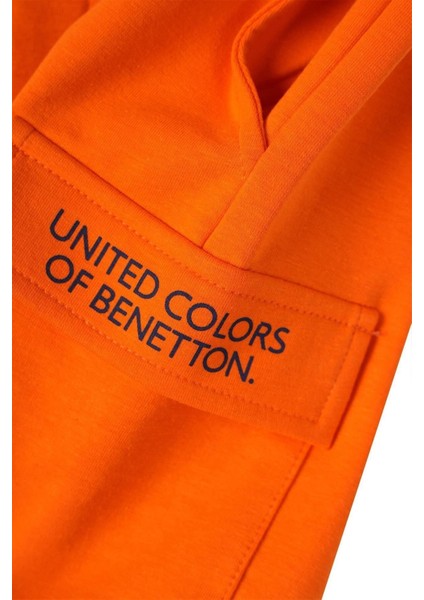 Turuncu Erkek Çocuk Benetton Şort BNT-B21365-011