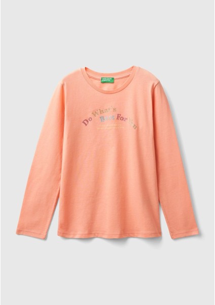 Kız Çocuk Uzun Tshırt Çocuk Sweatshirt 3I1XC10KB-24K-012