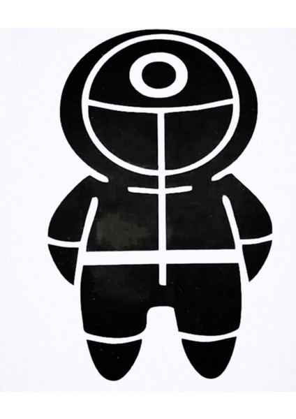 Squıd Game Sticker 10*15 cm