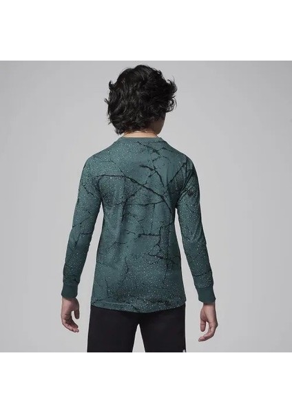 Jdb Jumpman Cement Ls Tee Erkek Jordan Sweat 95D376-EI8