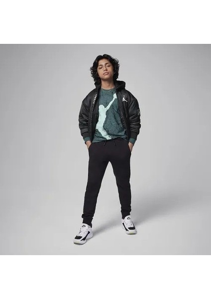 Jdb Jumpman Cement Ls Tee Erkek Jordan Sweat 95D376-EI8