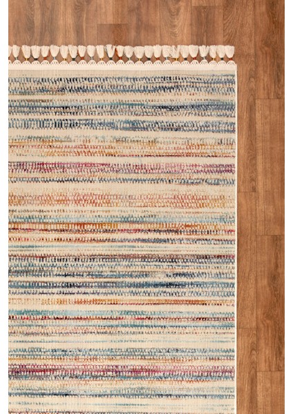 7/24 Kilim ve Jüt Meşe 100X300 cm Salon Mutfak Halısı Yolluk Kilim