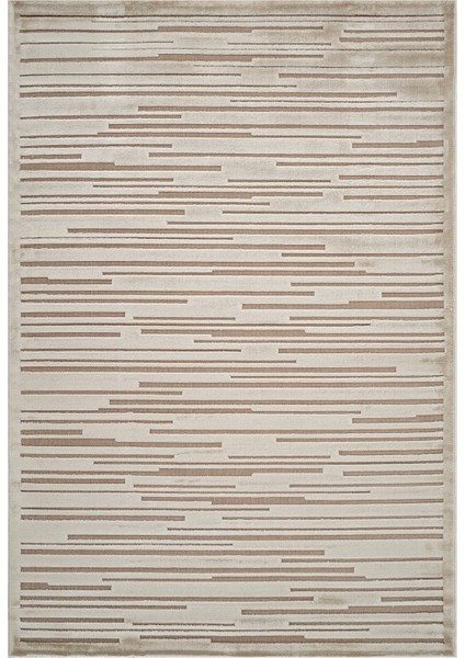 7/24 Iskandinav Greata Bej 80X300 cm Salon Mutfak Halısı Yolluk Kilim