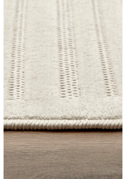 7/24 Iskandinav Greta Beyaz 80X300 cm Salon Mutfak Halısı Yolluk Kilim indirimleri