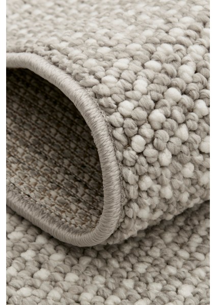 7/24 Iskandinav Premium Linda V2 120X180 Gri Salon Mutfak Halısı Yolluk Kilim