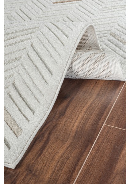 7/24 Sierra Almeria Kahve 100X200 cm Salon Mutfak Halısı Yolluk Kilim