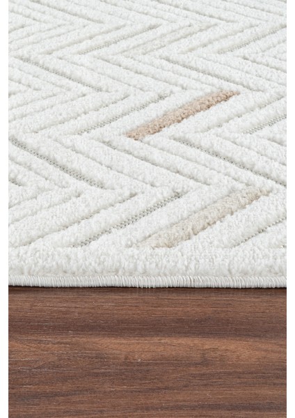 7/24 Sierra Almeria Kahve 100X300 cm Salon Mutfak Halısı Yolluk Kilim