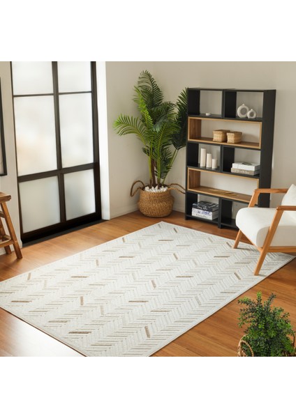 7/24 Sierra Almeria Kahve 120X180 cm Salon Mutfak Halısı Yolluk Kilim modelleri