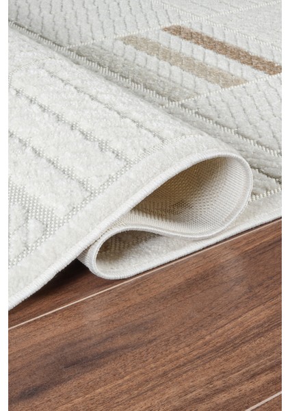 7/24 Sierra Malaga Kahve 160X230 cm Salon Mutfak Halısı Yolluk Kilim