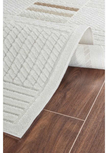 7/24 Sierra Malaga Kahve 160X230 cm Salon Mutfak Halısı Yolluk Kilim
