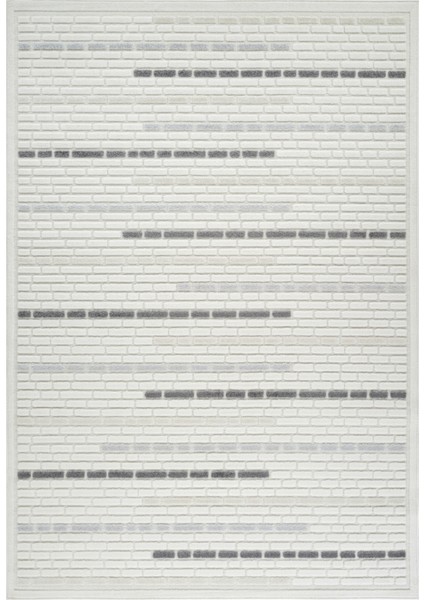 7/24 Sierra Leon Siyah 160X230 cm Salon Mutfak Halısı Yolluk Kilim