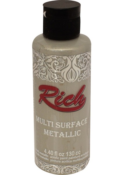 Multi Surface Metalik Boya 130 cc Antik Gümüş 6508