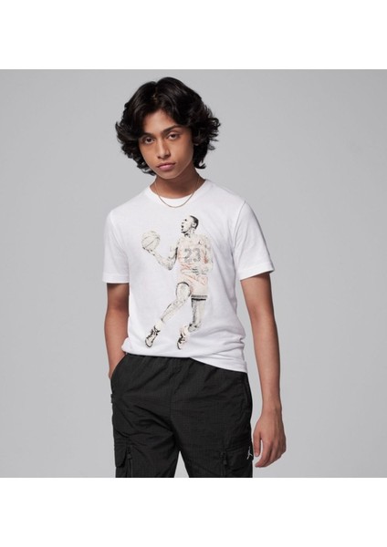 Jdb Aır Jordan Dots Ss Tee Erkek Jordan T-Shırt 95D254-001