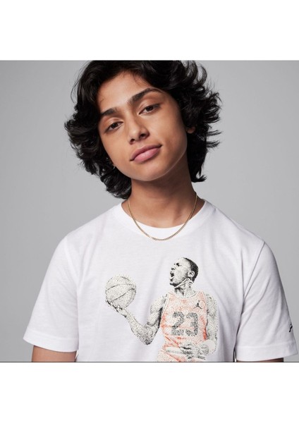 Jdb Aır Jordan Dots Ss Tee Erkek Jordan T-Shırt 95D254-001 fiyatları