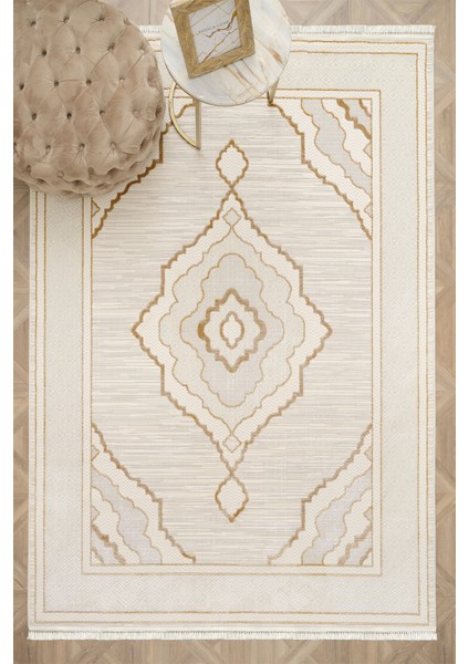 Akrilik Boğaziçi Nakkaş 200X290 cm Salon Mutfak Halısı Yolluk Kilim