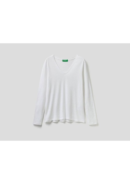 Kadın Uzun Kol Tshırt 3GA2E4245-24K-002 modelleri