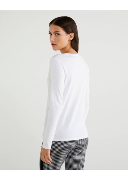 Kadın Uzun Kol Tshırt 3GA2E4245-24K-002 fırsatları