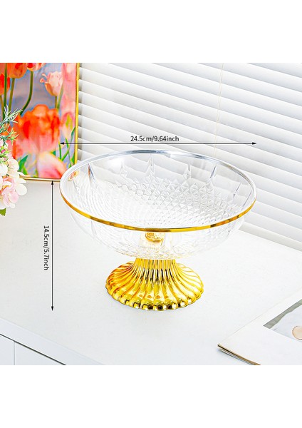 Yeni Ev Hafif Lüks Yüksek Dereceli Meyve Tabağı (Yurt Dışından)