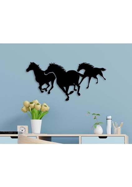 At Figürlü Lazer Kesim Mdf Tablo