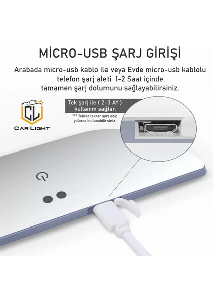 Tüm Oto Modellerine Uyumlu Universal Işıklı Kapı Eşiği 2 Parça