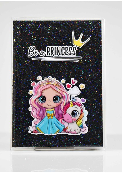 Prıncess Siyah Simli Defter