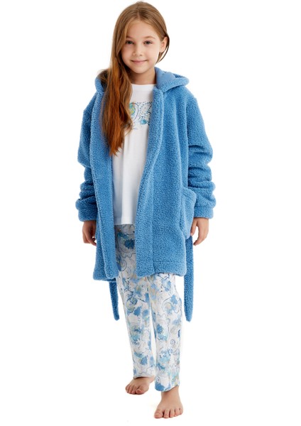 Kız Çocuk Pijama Takımı 51636 - Beyaz modelleri