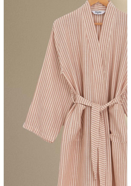 Moods Çizgili Müslin Kimono Sabahlık fiyatları