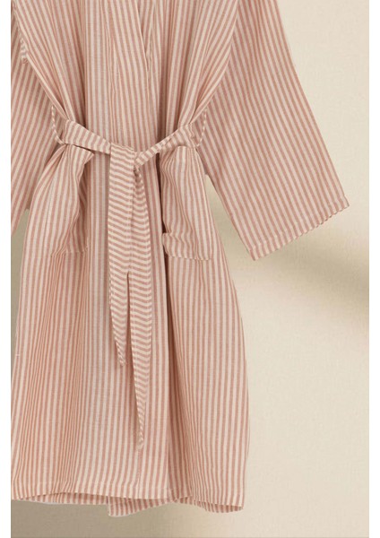 Moods Çizgili Müslin Kimono Sabahlık modelleri