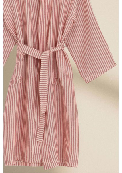 Moods Çizgili Müslin Kimono Sabahlık modelleri