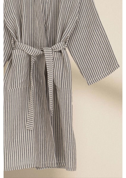 Moods Çizgili Müslin Kimono Sabahlık modelleri