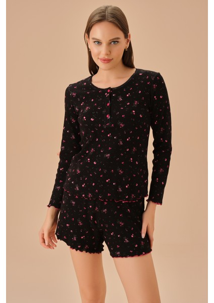 Mina Tişört Şort Pijama Takımı modelleri