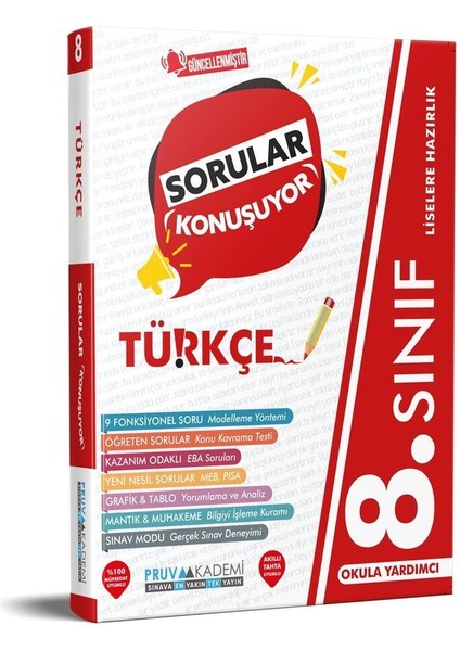 8. Sınıf Türkçe Sorular Konuşuyor Soru Bankası