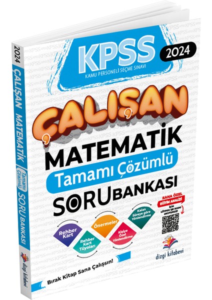 2024 KPSS Matematik Çalışan Soru Bankası Çözümlü