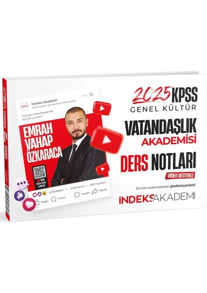 2025 KPSS Vatandaşlık Akademisi Video Ders Notları