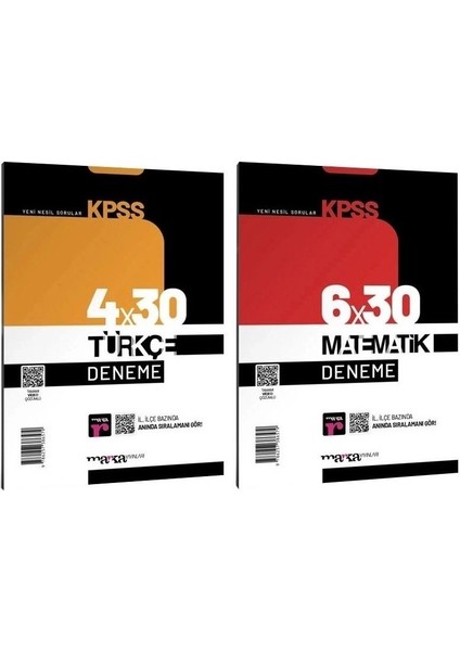 KPSS Türkçe + Matematik 10 Deneme 2'li Set