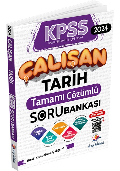 2024 KPSS Tarih Çalışan Soru Bankası Çözümlü