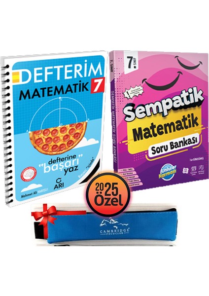 7. Sınıf Sempatik Matematik Soru Bankası - Arı Matematik Defterim + Kalemlik