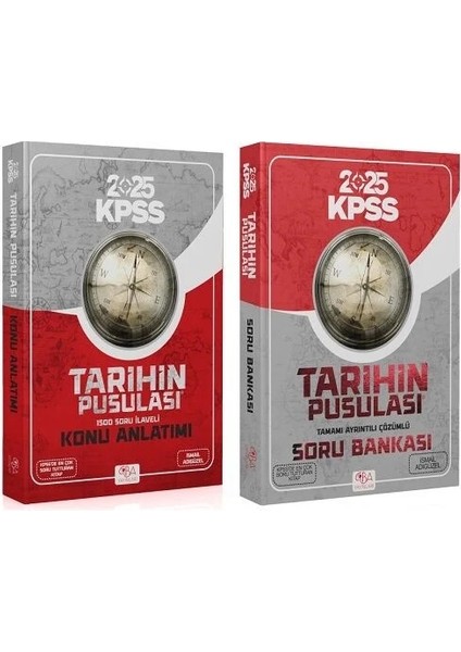 2025 KPSS Tarihin Pusulası Konu + Soru 2'li Set