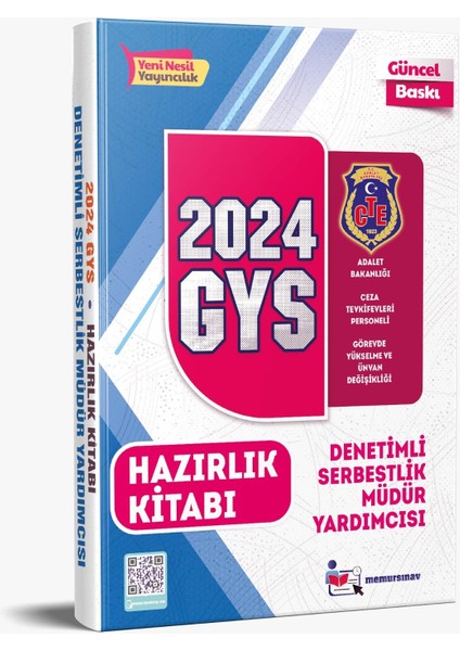 Yeni Nesil Yayınları GYS Ceza Tevkifevleri Denetimli Serbestlik Müdür Yardımcısı Sınavı Konu Anlatımlı Memur Sınav